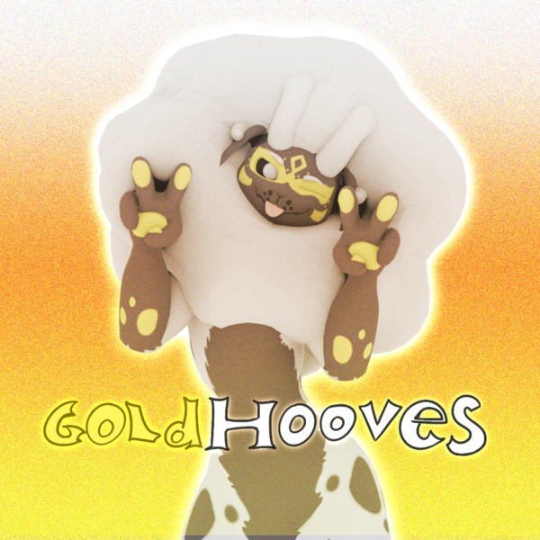 Goldhooves (VR Chat avatar) by Appie