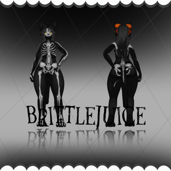 Salem Skellington | Female Kiggy | RE-TEXTURE ONLY |