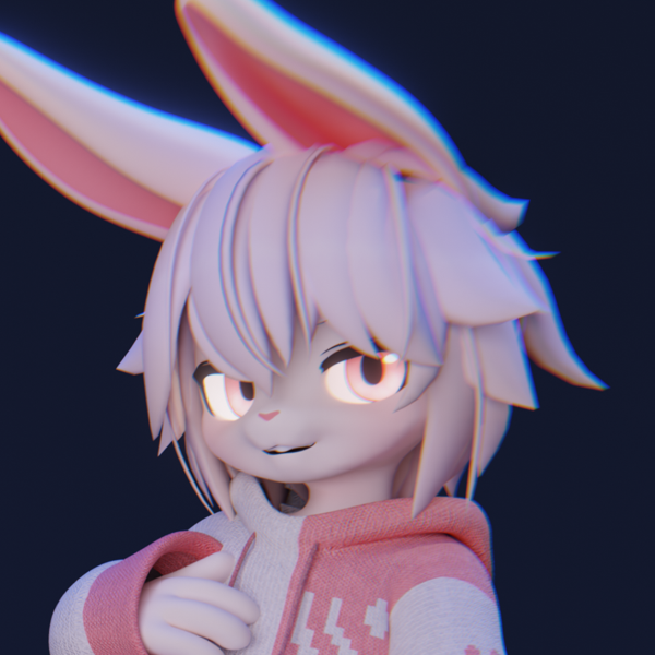 [BlueGuaShop] -3Dモデル-GuabaseV2-the all hoppy bunny, the second!