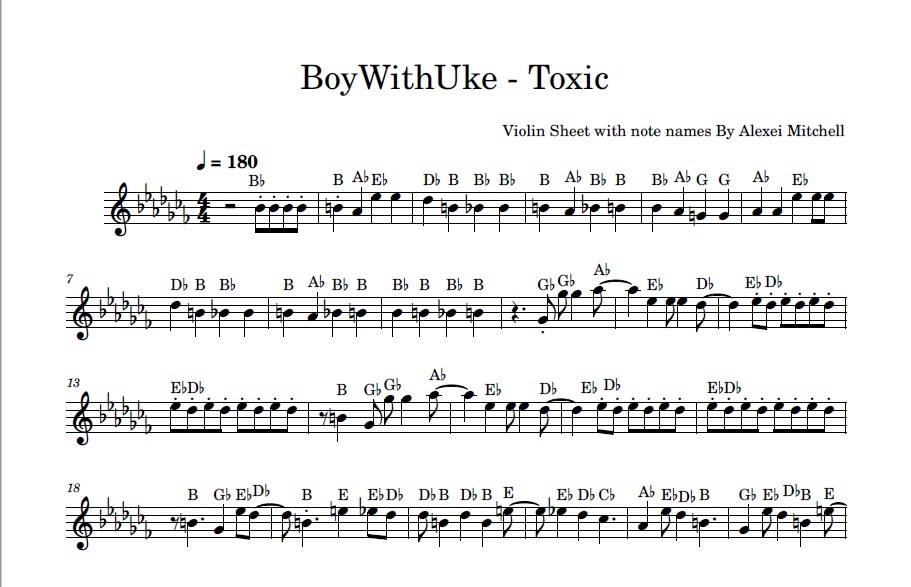 Toxic - BoyWithUke