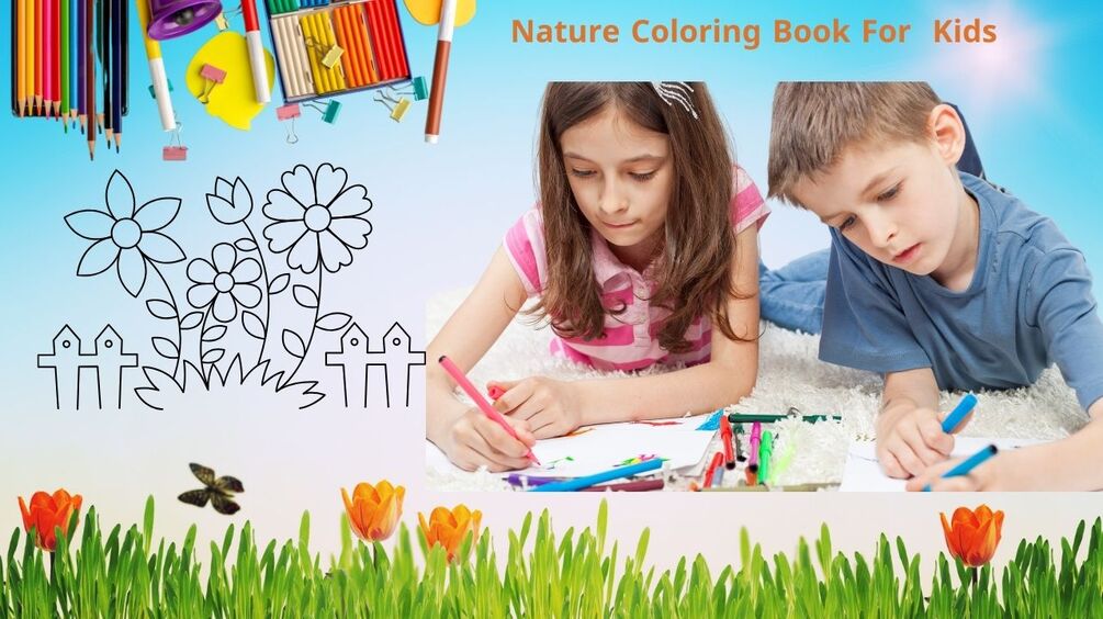 Nature Coloring Book For Kids