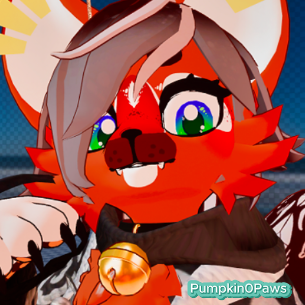 Toast! VRChat furry avatar (vrcfury and vrcft)