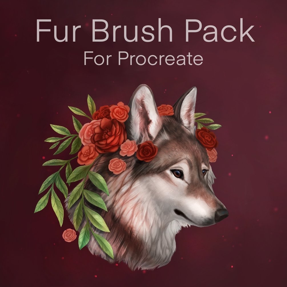 Procreate Brushes for Paintings Animals by noctualis