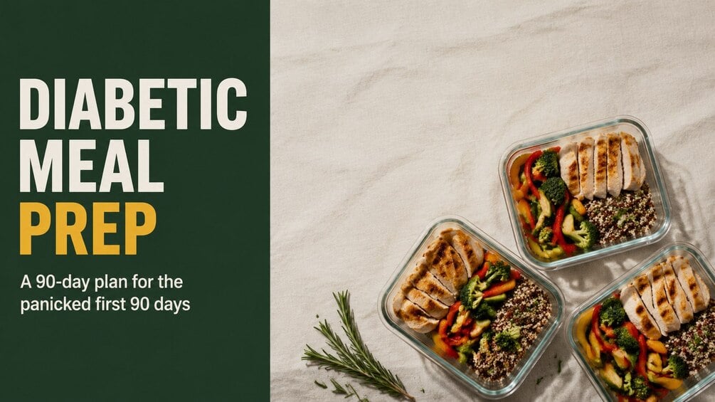 The Newly Diagnosed Type 2 Diabetes Meal Plan: A 4-Week Plate-Method Reset for Your First 90 Days