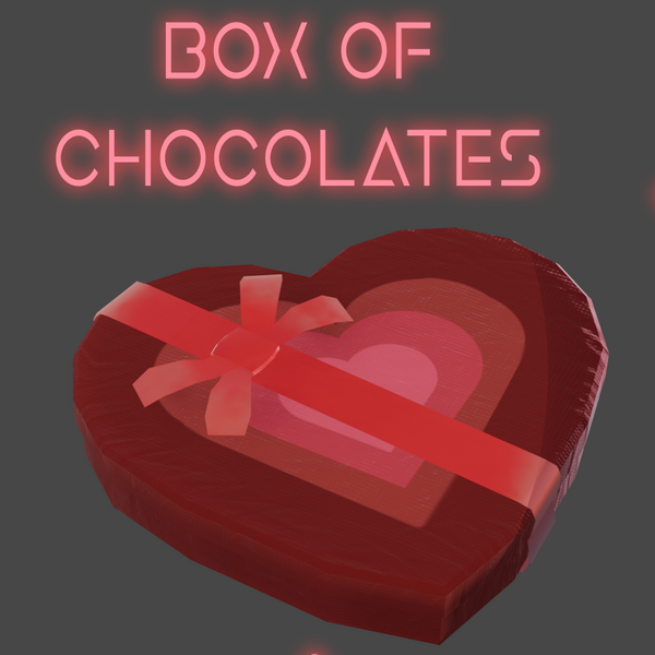 Heart Candy Box - .FBX, .BLEND, UNITYPACKAGE FILES