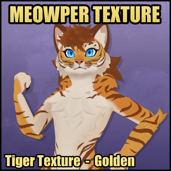 Meowper Texture | Tiger | Golden by Gothic Siamese