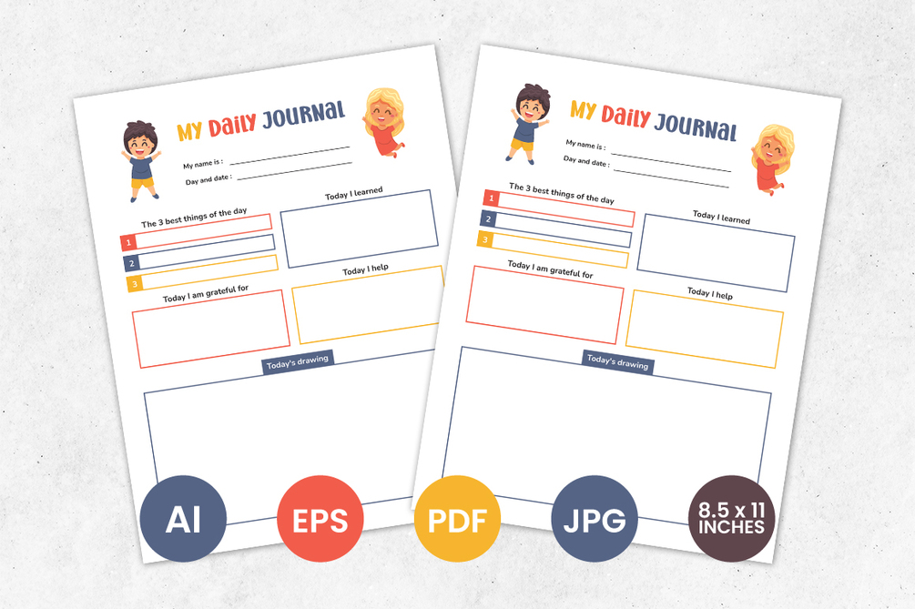KDP Interior - Children's Daily Journal