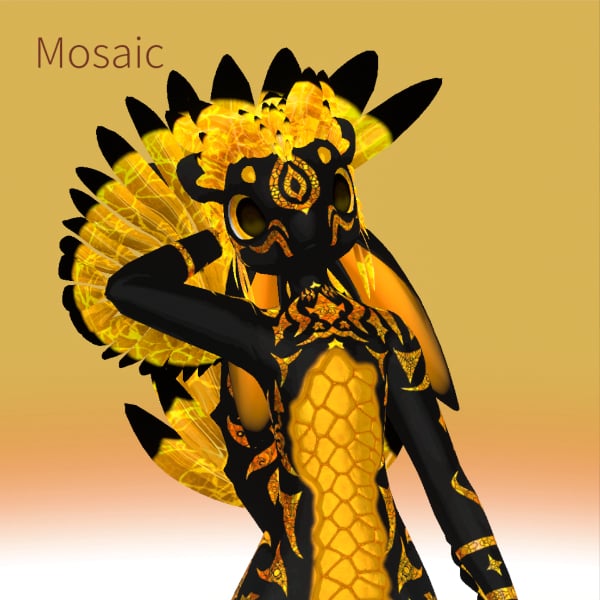 Mosaic (Golden Da'vali Texture) by SilverVeil