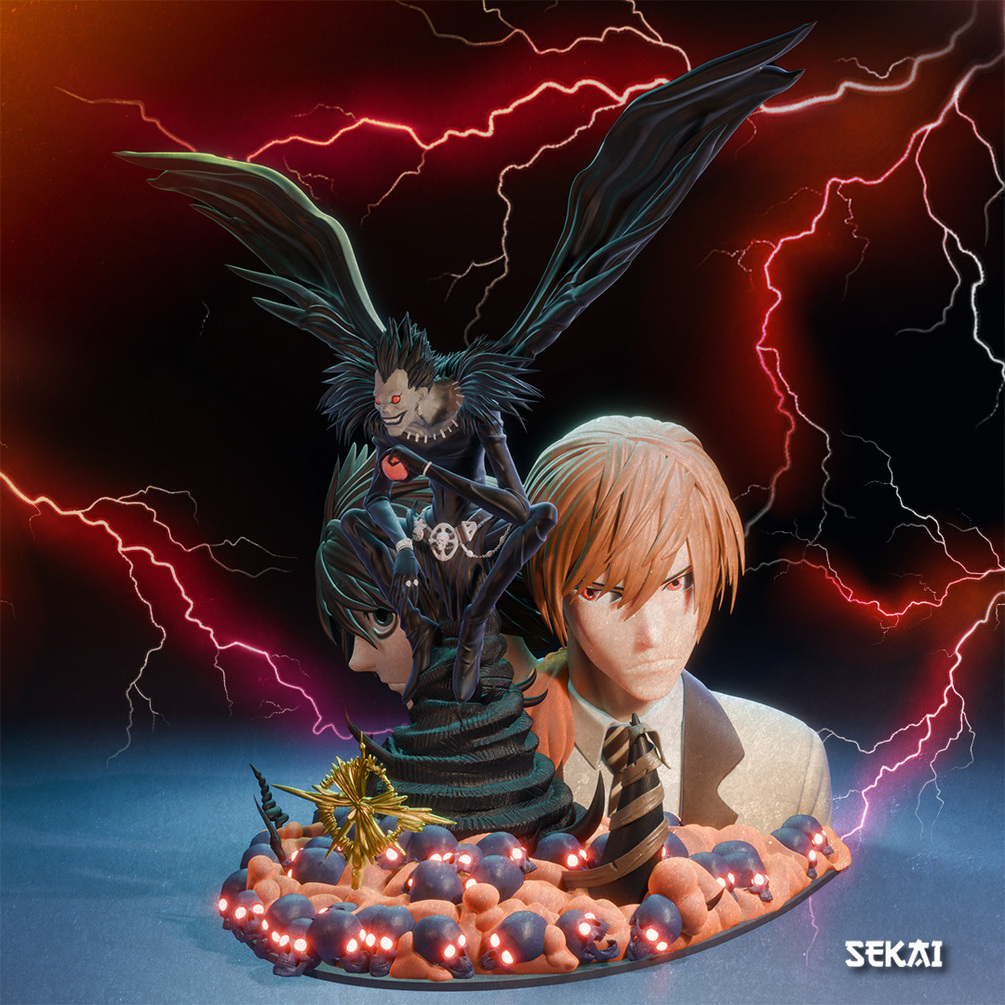 Death Note Diorama - Sekai 3D Models - Tested and Ready for 3D printing