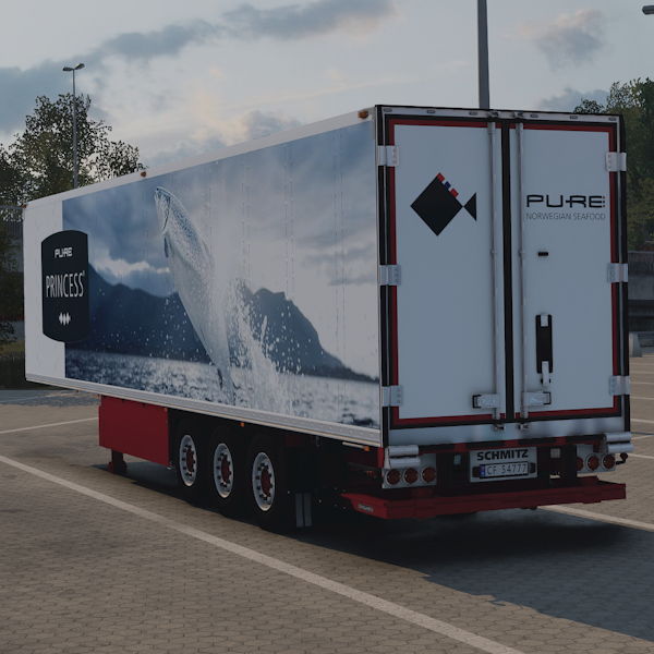 Schmitz Trailer "Pure Princess" ETS2 by BN Truckstyling