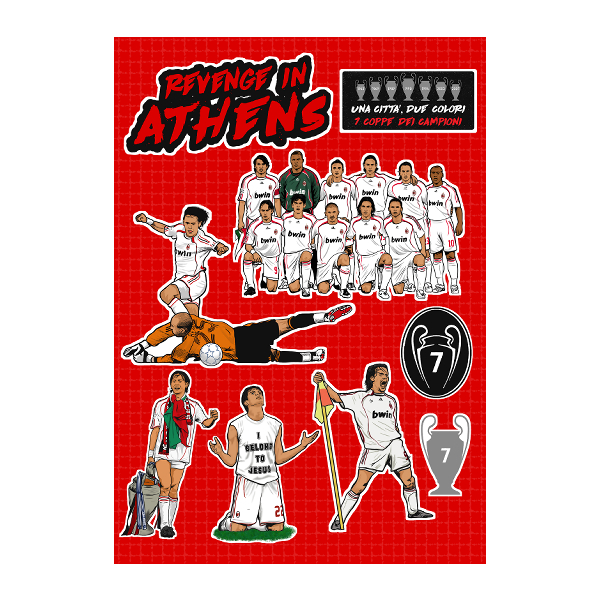 Printable sticker sheet ac milan revenge in athens ucl final 2007