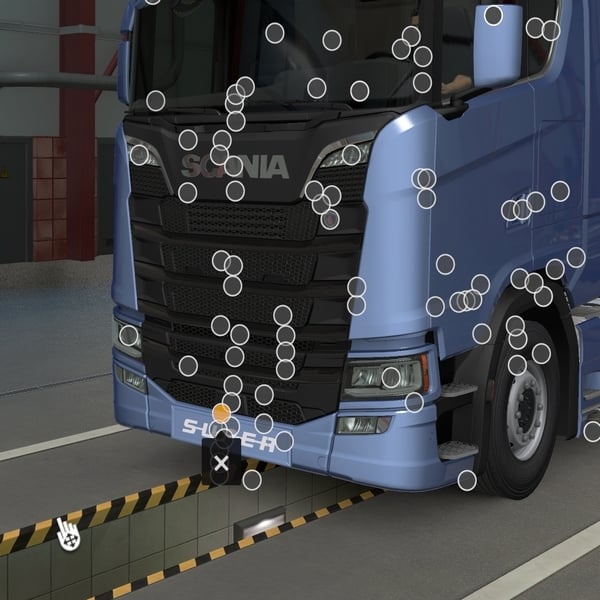 *[libox tuning part] Scania NG front bumper S|U|P|E|R lightbox by WC007 D3SIGN