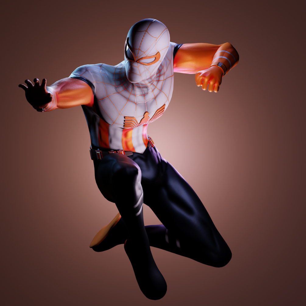 Whataburger Spider|Man V3 VRChat 3D Model + Unity package by |cosmic spiderman|