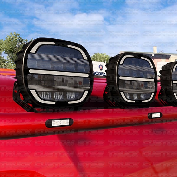 Fari Tralert Darklook by Truck Custom ETS2