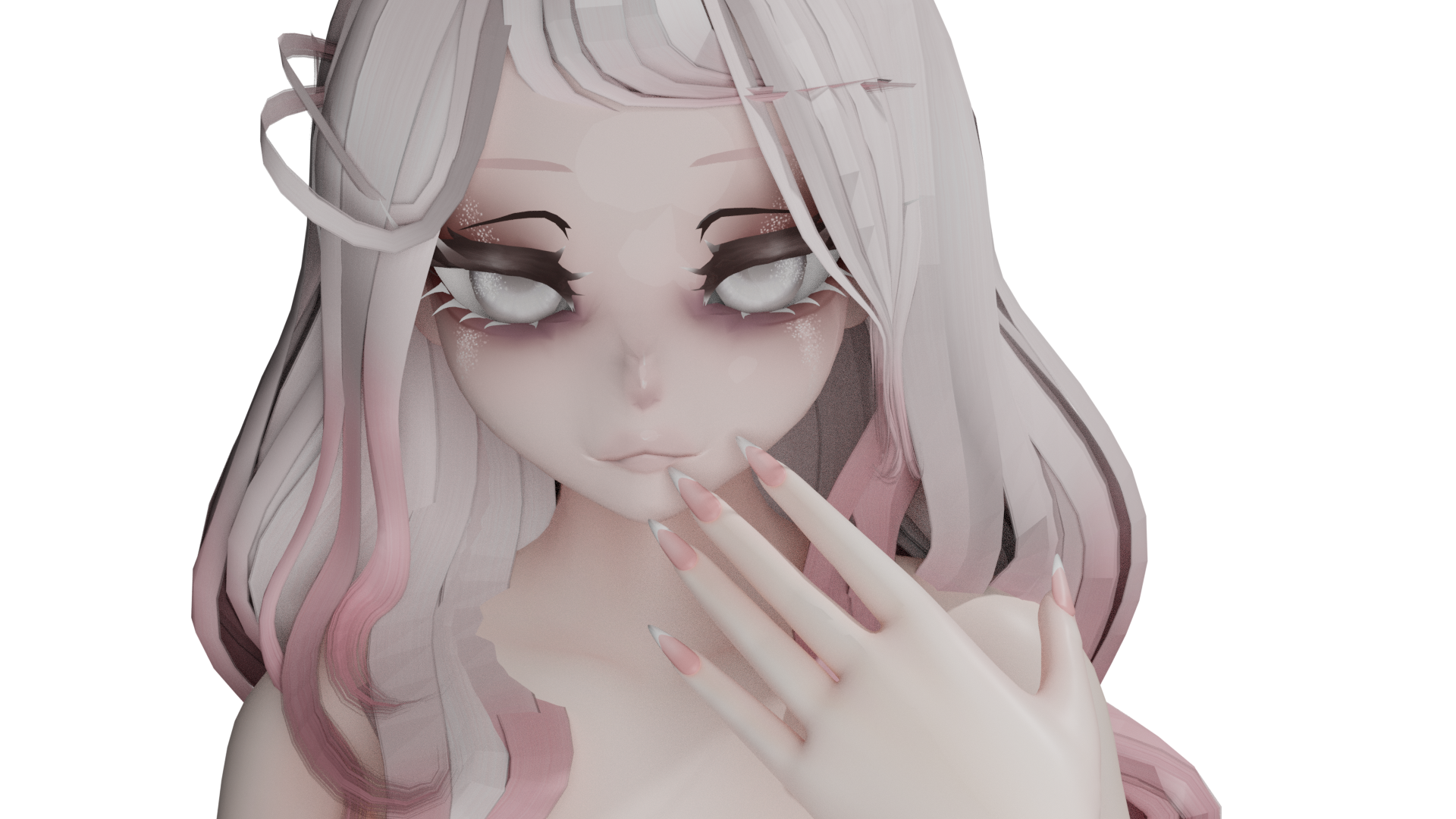 Im tired makeup texture for bunisu head v1 4 tones 