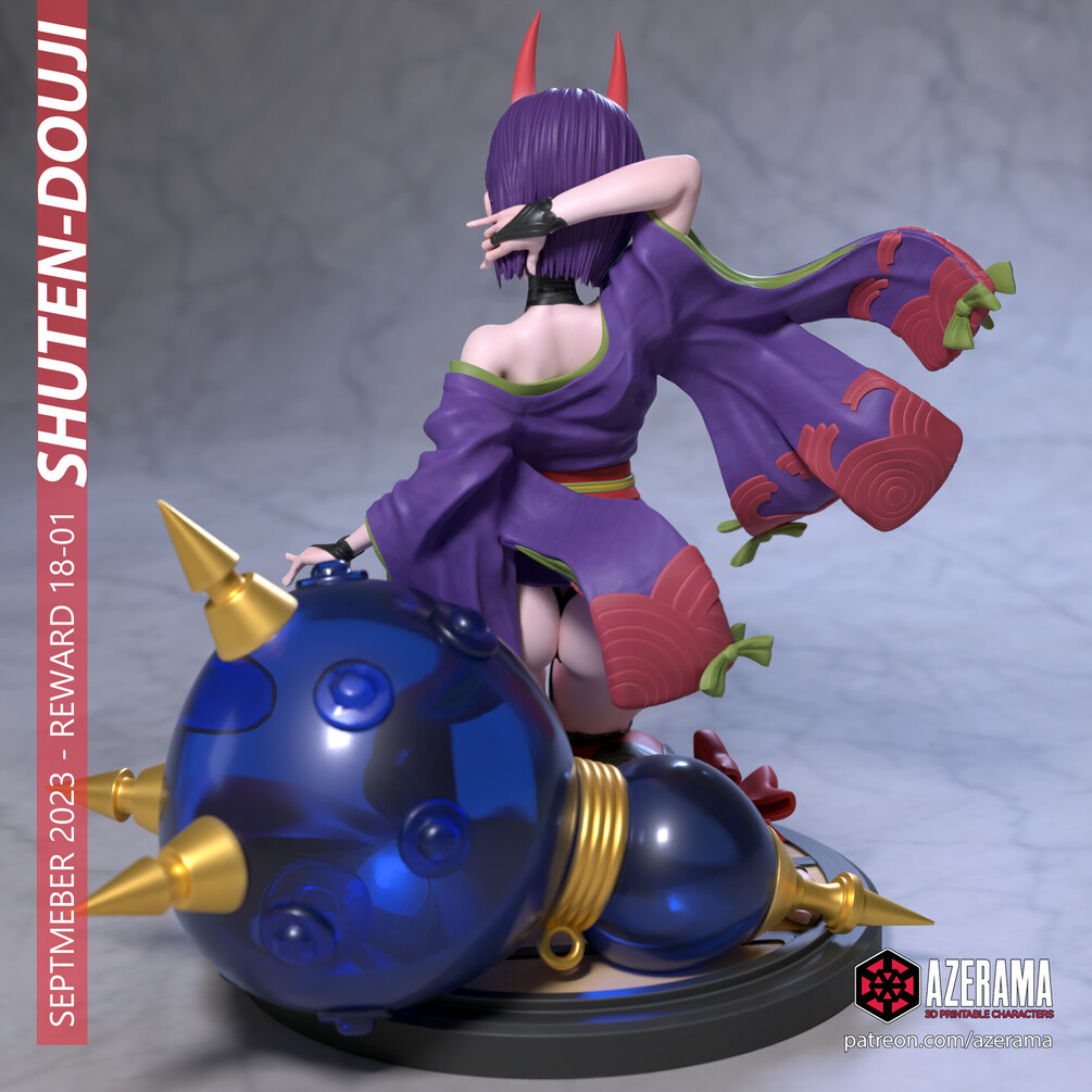 Shuten-Douji Extra Parts STL Ready for 3D Printing