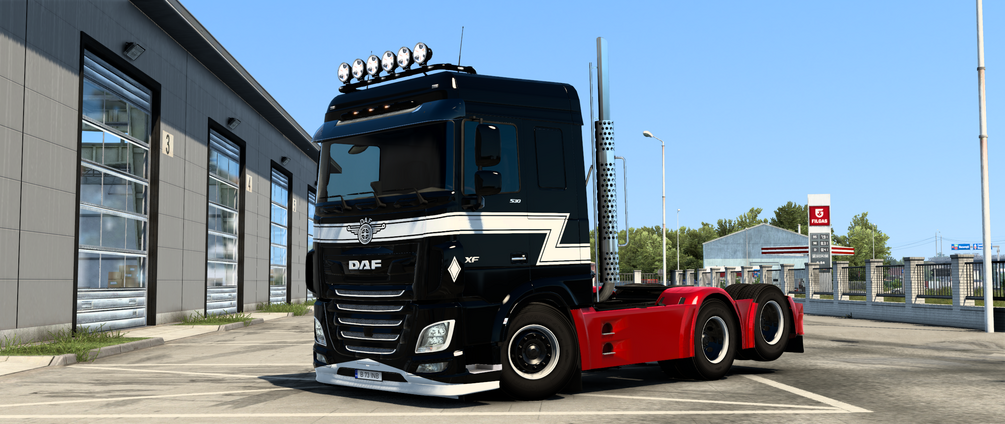 Classic Black DAF XF106 Skin by VictorSE Graphic Design