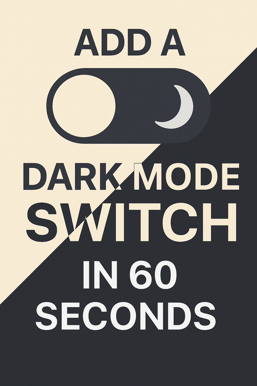 Dark/Light Mode Toggle UI (HTML/CSS/JS)
