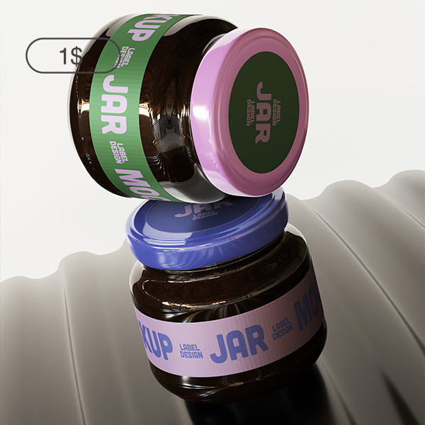 Mini Jar Mockup