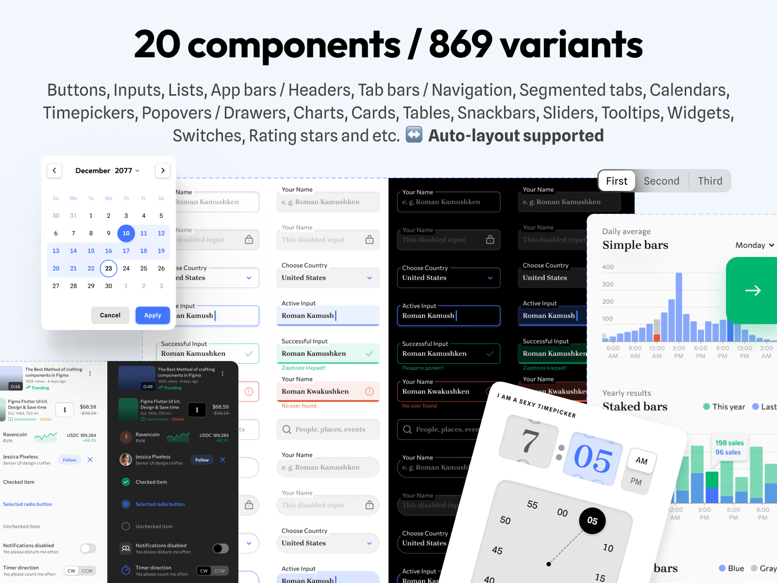 Figma Mobile X UI kit — iOS & Android app templates