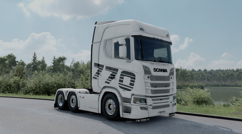 Scania 770S | White | ETS2 by Reecyb | Designs