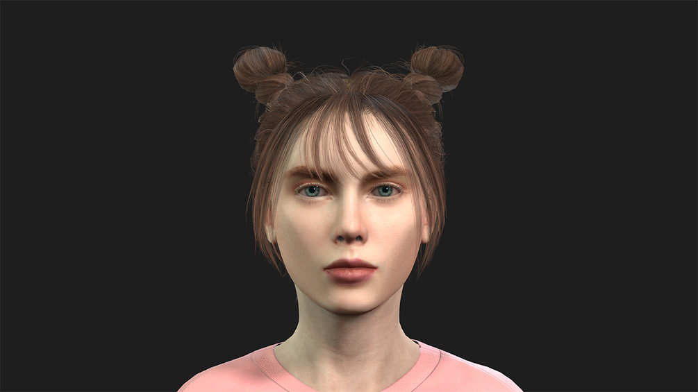 Beautiful Female Character Animation Ready Model