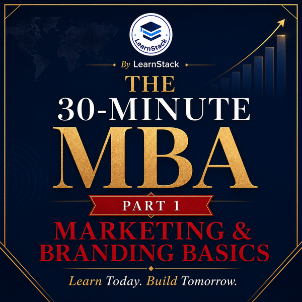 The 30-Minute MBA: Marketing & Branding Basics — Part 1 cover by LearnStack
