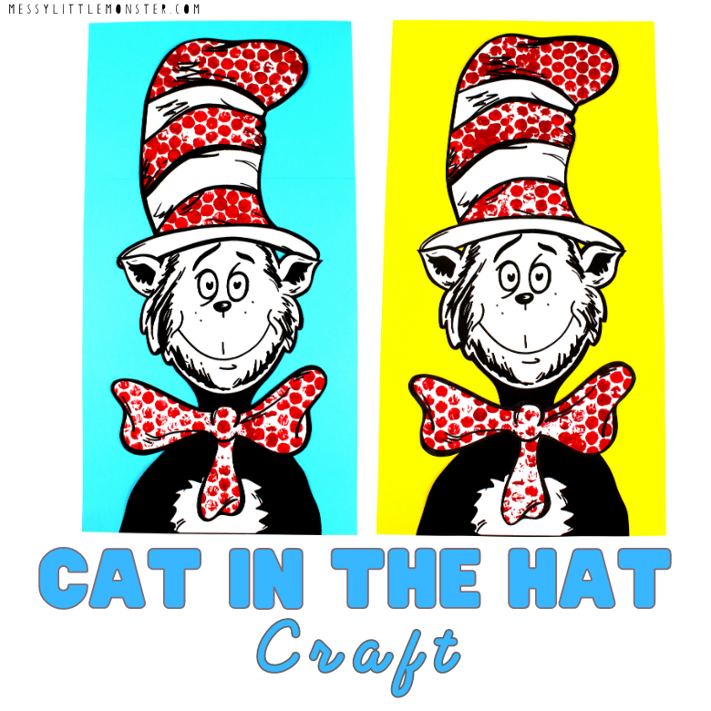 Printable Cat in the Hat Craft