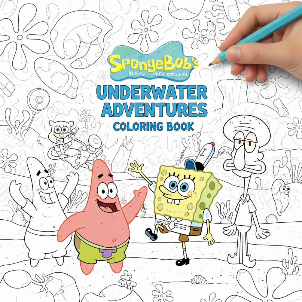 SpongeBob SquarePants Coloring Book!