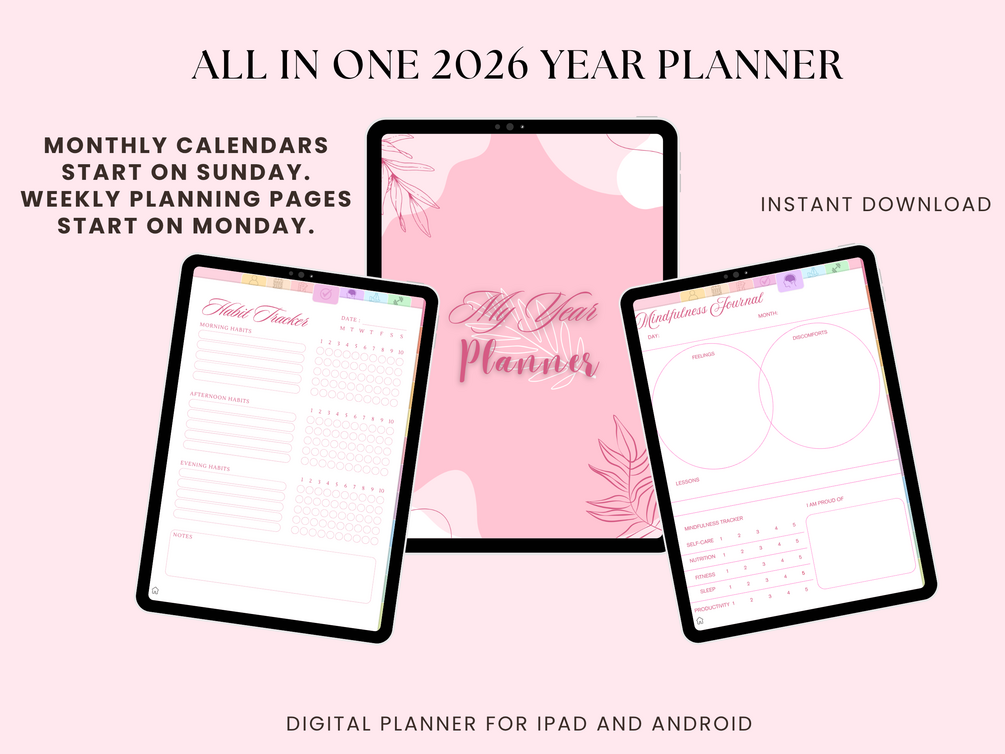 2026 Digital Planner Preview