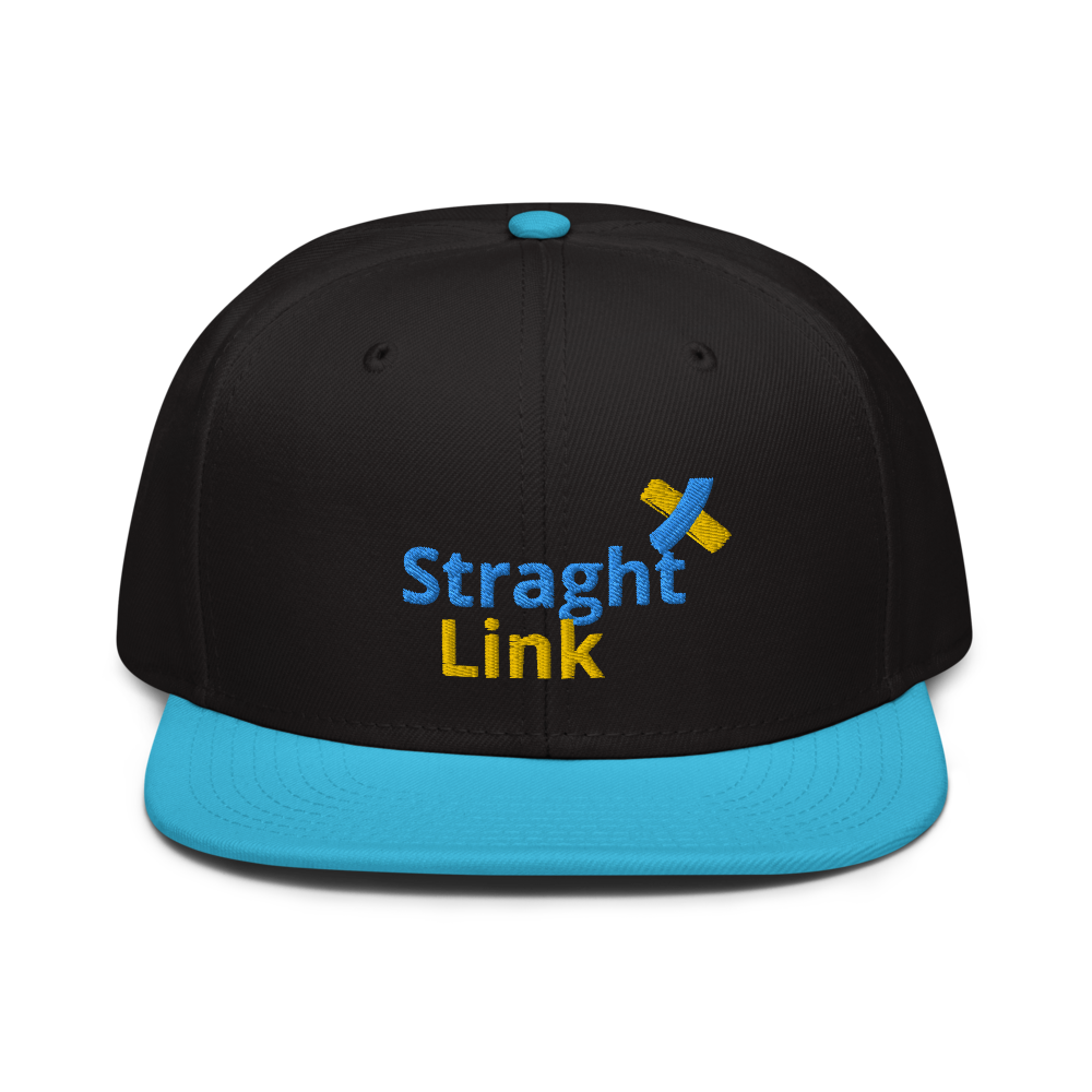 Straghtlink snapback cap hat