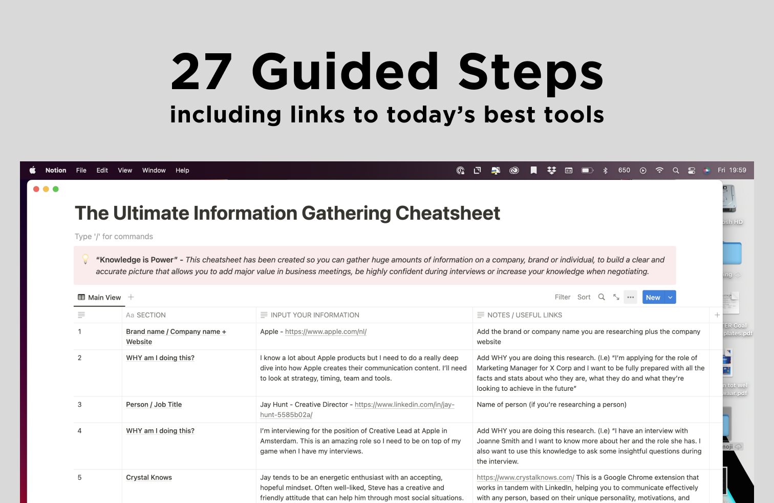 The Ultimate Information Gathering Cheatsheet