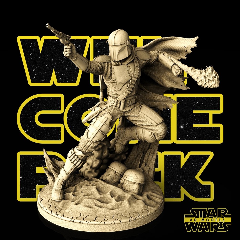 The Mandalorian - STL files for 3D Printing