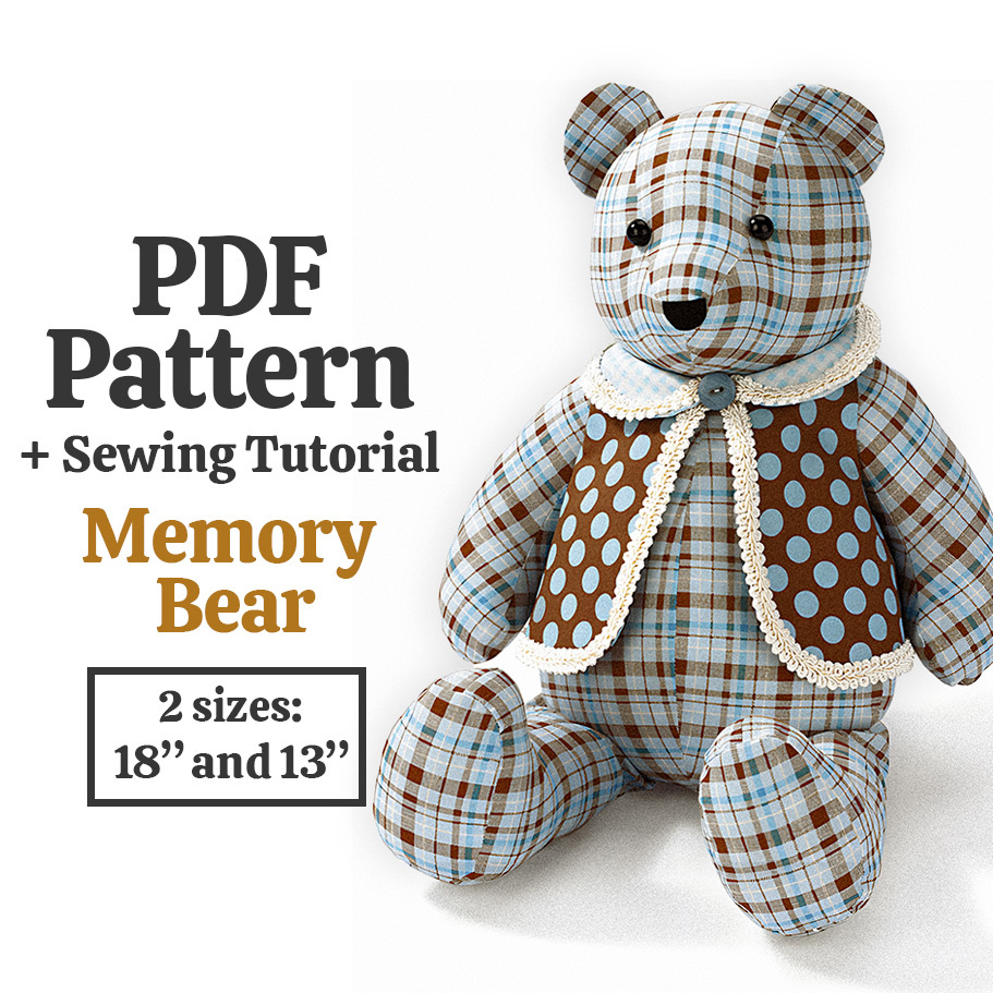 Memory Bear Pattern + Sewing Tutorial