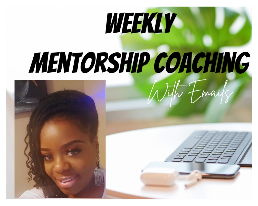 Weekly mentorship coaching with emails