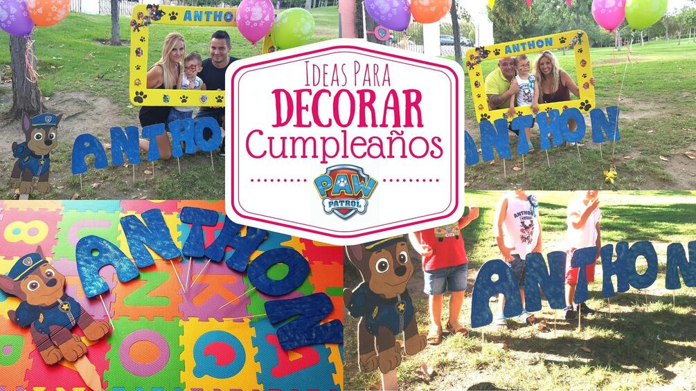 Cómo decorar un cumpleaños de la Patrulla Canina