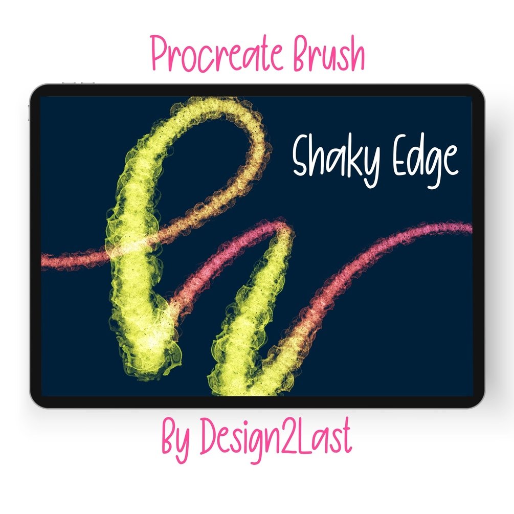 Procreate Brush Shaky Edge Design 2 Last