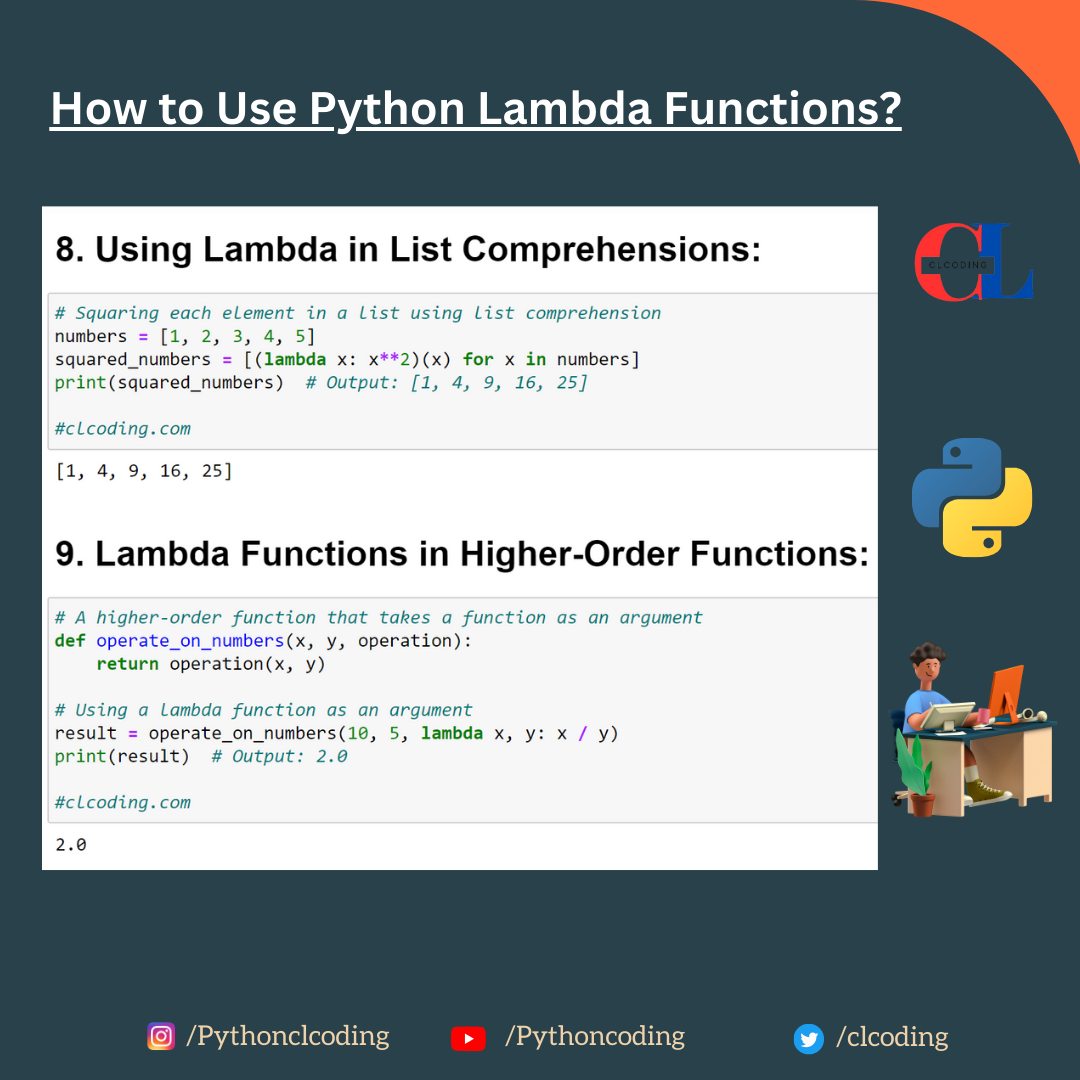 How to Use Python Lambda Functions? - Python Coding