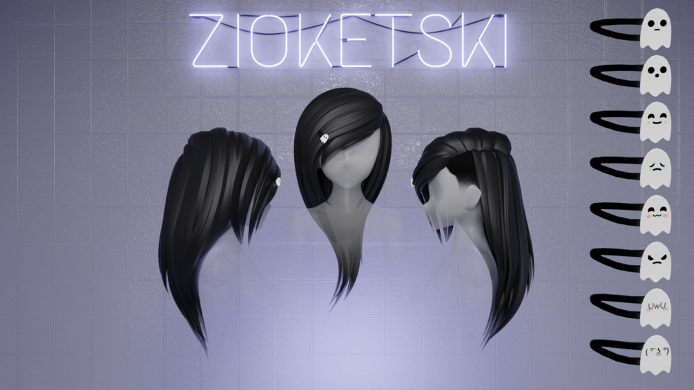 Material Girl Black Hair - Roblox  Black hair roblox, Girls with black hair,  Black hair