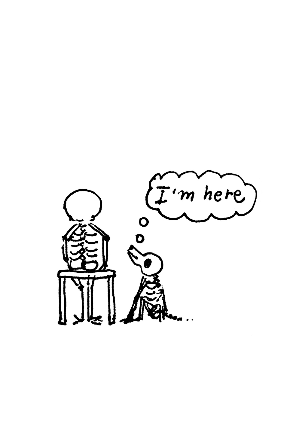 Life after life Poster A3 I'm here