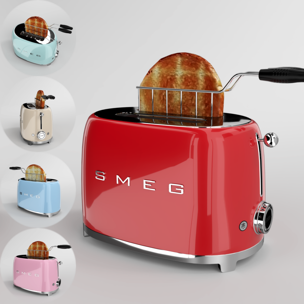 smeg kettle 3D model