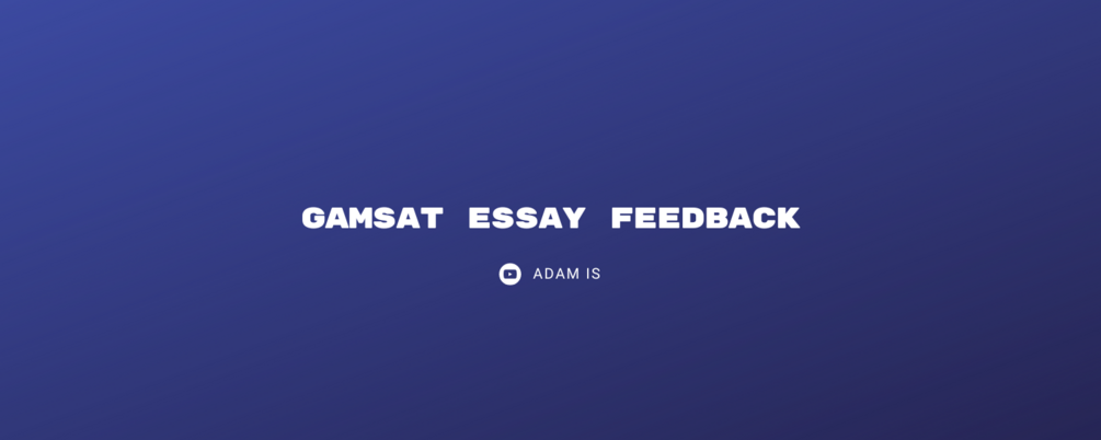 gamsat essay length