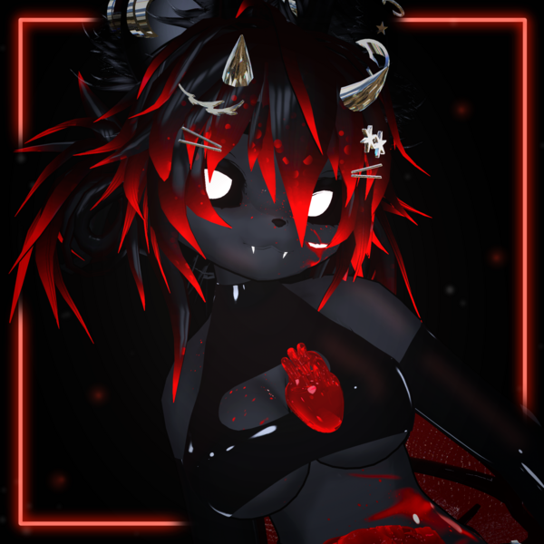 //★ Rouge the Bloodbat [PC+QUEST] - VRChat Furry Avatar