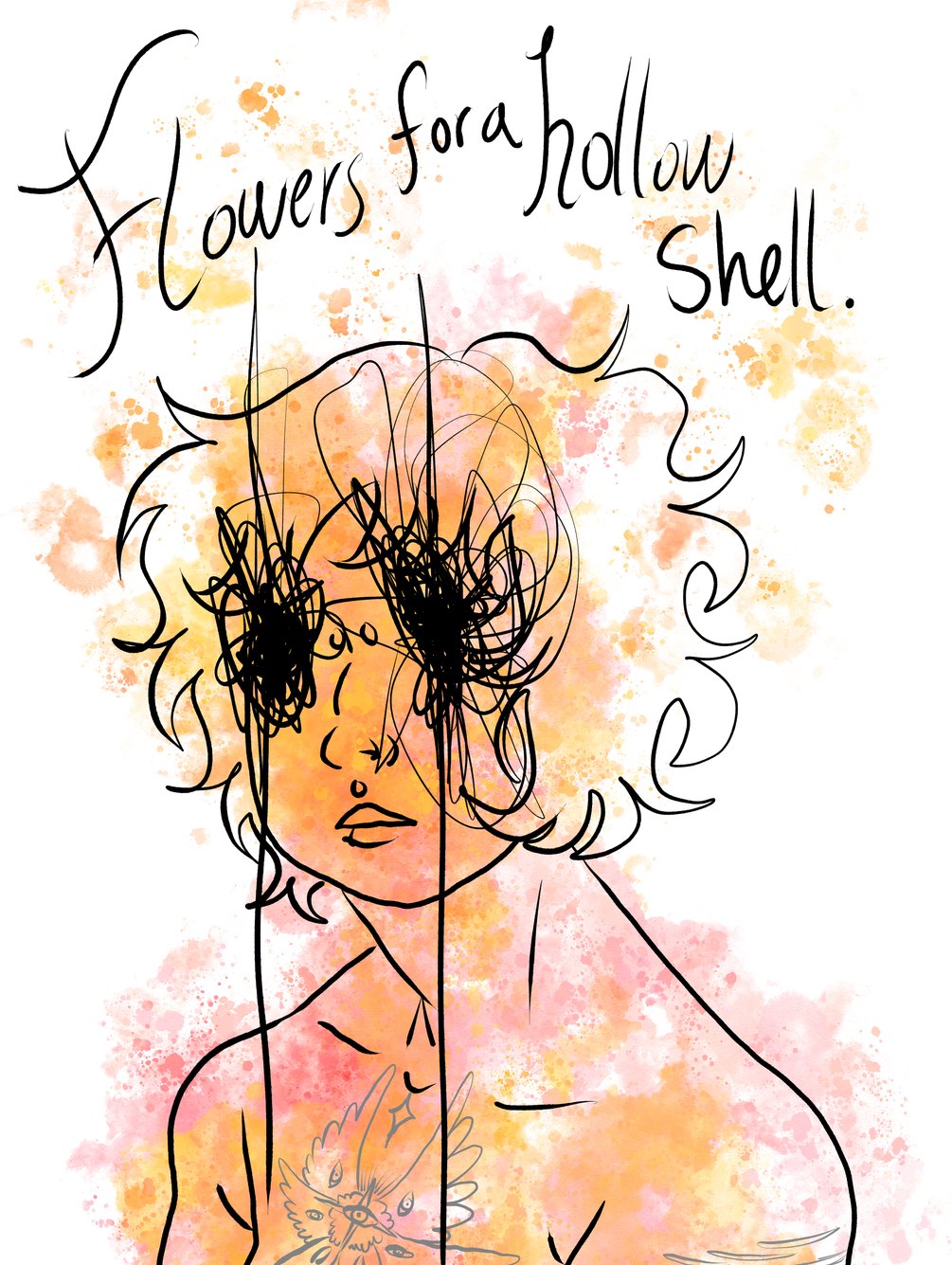 flowers for a hollow shell