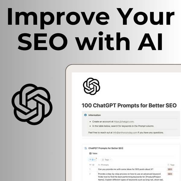 100 SEO Prompts for ChatGPT