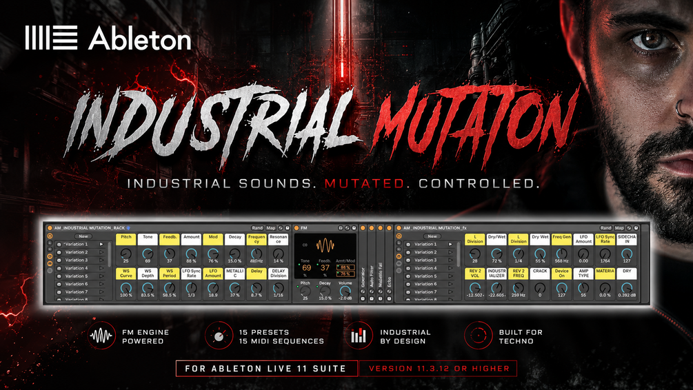 Industrial Mutation Ableton Live 11 Suite Rack cover