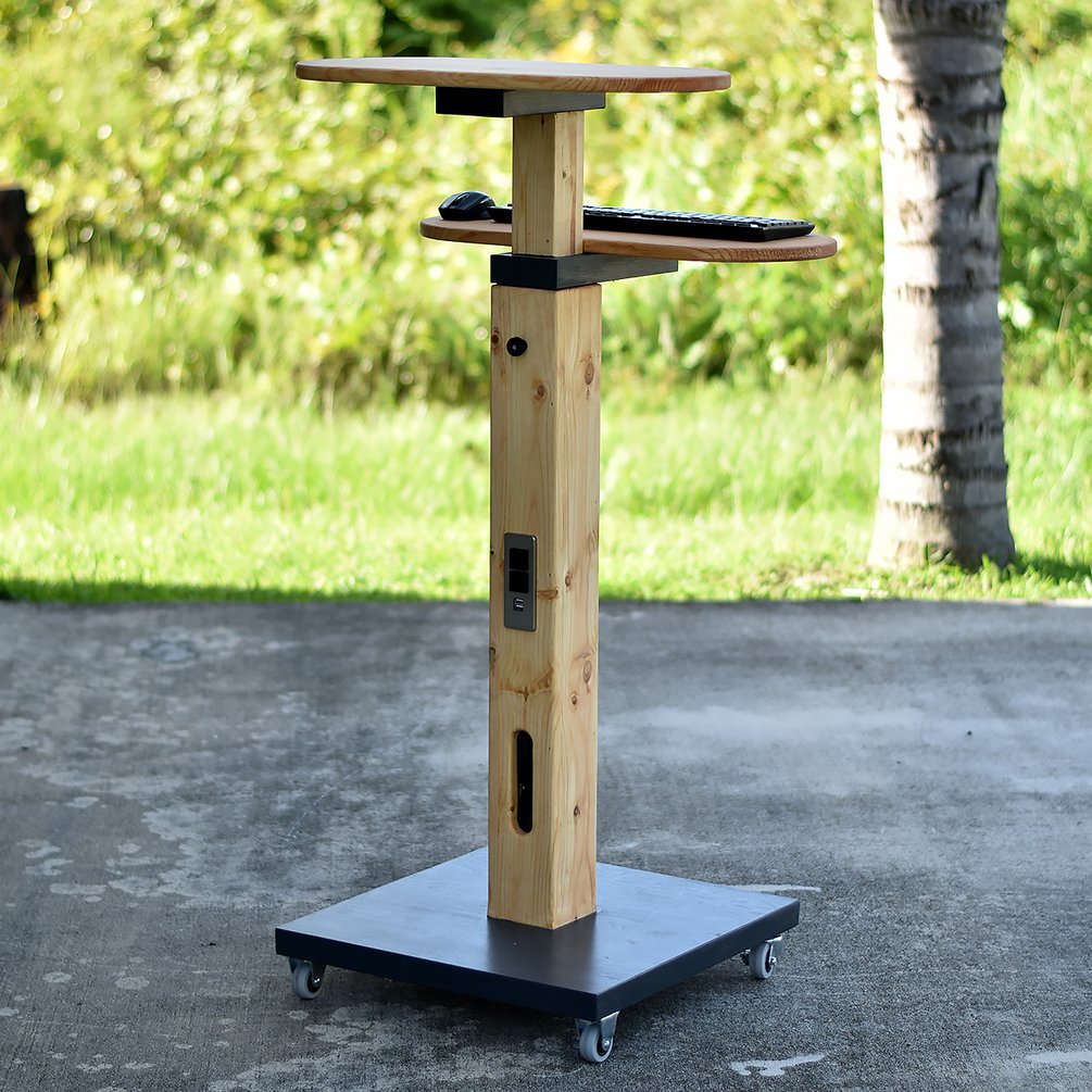 3D Printable Kochlöffel - DIY height adjustable table on a budget