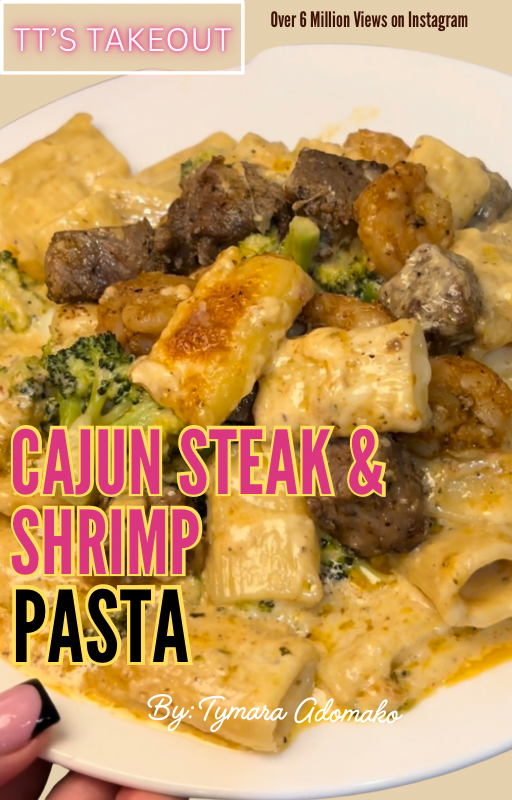 Cajun Steak and Shrimp Pasta Recipe