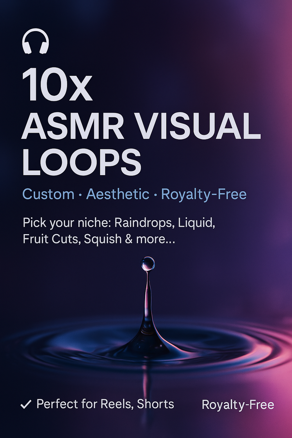 👄 10x VISUAL ASMR LOOPS — Soft Motion for Calm Content & Edits 🌊