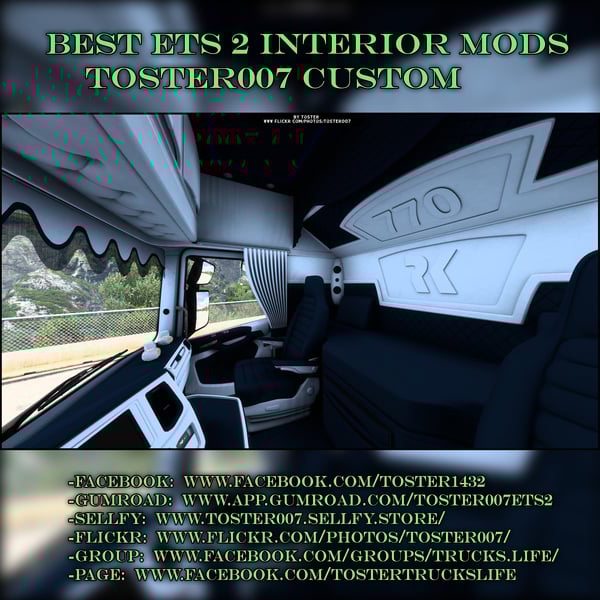 Interior Scania S/R Next Gen 770 ETS 2 #57 by Toster007